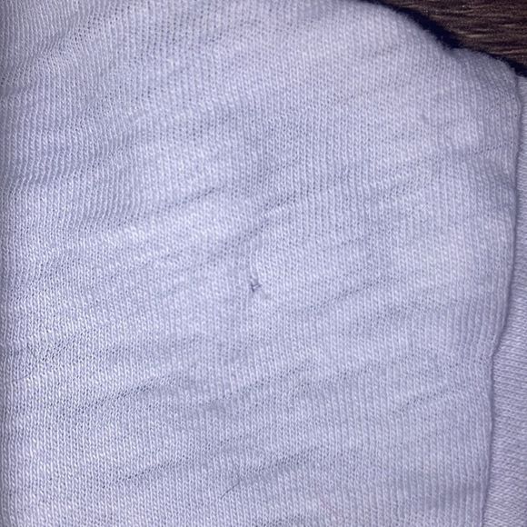 Womens XXS Rag & Bone Lavender Crop Top Burnout Pocket Tee - Picture 9 of 9